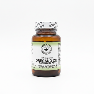 Oregano Oil 60ct Capsules - Clean White Background