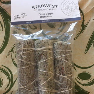 Blue Sage Smudge Stick 3-4"