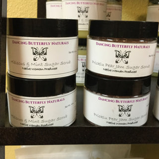 Dancing Butterfly 4oz sugar scrub